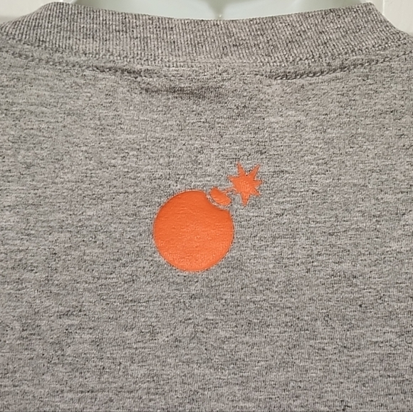 Vintage The Hundreds Adam Bomb Fire Men's T-Shirt Gray Size XLarge - Picture 10 of 10